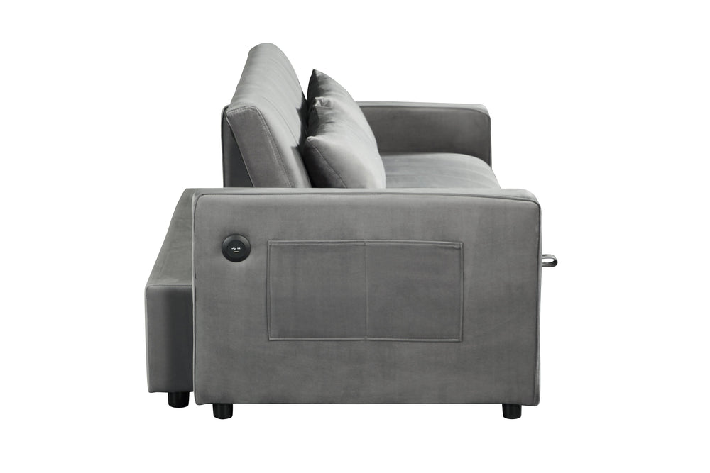 English Elm 3 In 1 Sleeper Sofa Couch Bed - Versatile, Space-Saving Design For Small Homes & Guest Rooms W1420P193606