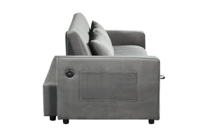 English Elm 3 In 1 Sleeper Sofa Couch Bed - Versatile, Space-Saving Design For Small Homes & Guest Rooms W1420P193606