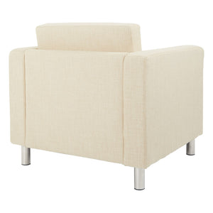 OSP Home Furnishings Pacific Armchair Cream