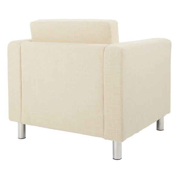 OSP Home Furnishings Pacific Armchair Cream