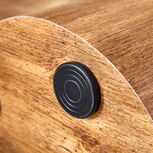 English Elm The Cylindrical Table - Stylish Multi-Use Solution For Small Spaces, Coffee Table & Desk Alternative W1151P200296-GIGA