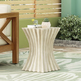 Christopher Knight Home® - Noble House - - Mgo Archaistic Wavy Side Table