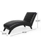 Christopher Knight Home® - Noble House - Stillmore Contemporary Channel Stitch Chaise Lounge