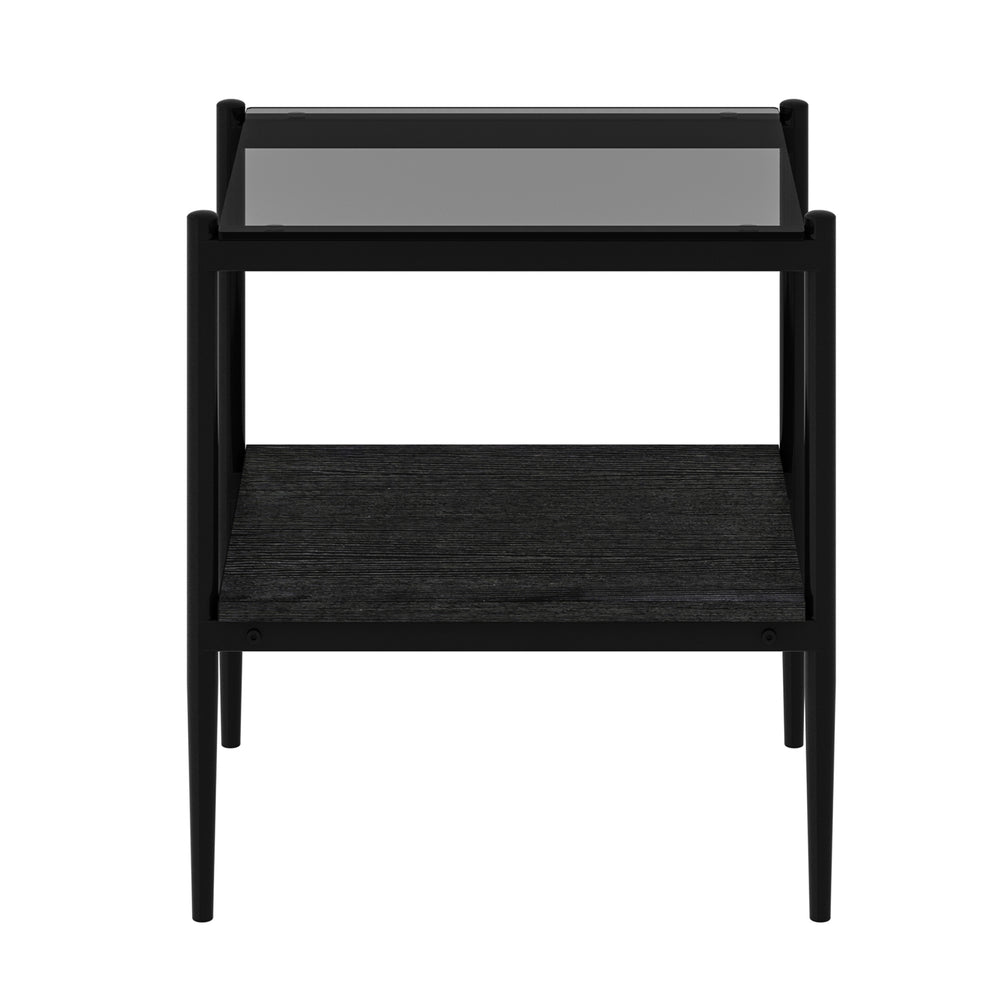 English Elm Coffee Table And End Tables Set Of 3 - Modern Glass & Mdf Design For Stylish Living Room Decor W241S00065