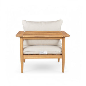 English Elm Christopher Knight Home® - Terassi Outdoor Lounge Chairs Set Of 2 - Durable Acacia Wood With Cushioned Comfort For Relaxation N775P248815T-S2