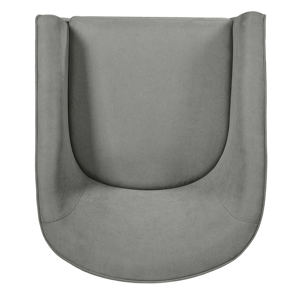 English Elm Power Lift Recliner Barrel Back Chenille Chair for Seniors with Footrest Pocket Grey N719P355911E