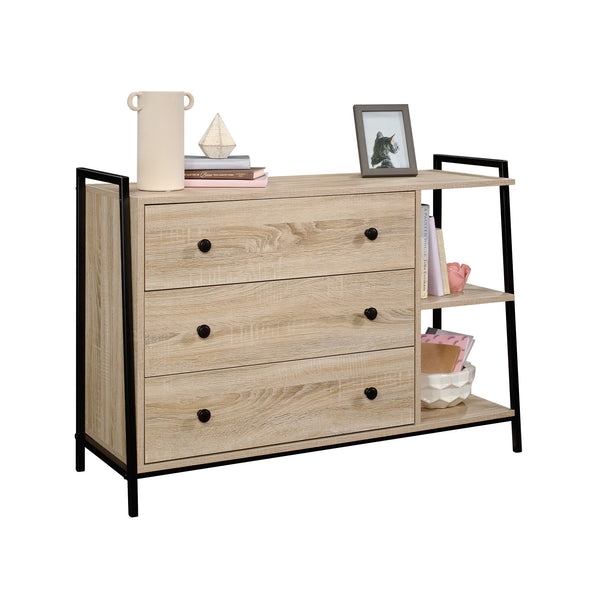 English Elm Dresser, Stylish Brown Finish With Ample Storage, Modern Design & Durable Frame For Any Room B356P367749