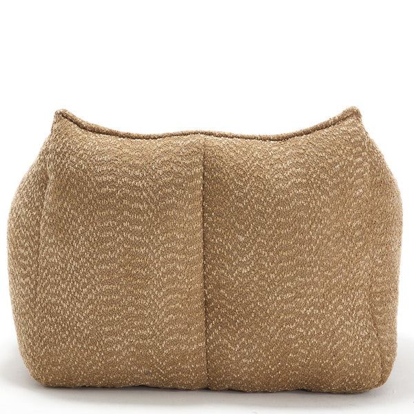 English Elm Sofa plush beanbag chair with superfiber cover and resilient foam filling for ultimate home comfort and relaxation Coffee W1996P252265