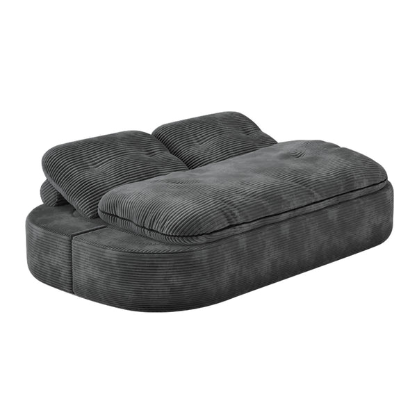 English Elm 2-In-1 Convertible Modular Sofa Bed - Space-Saving, Memory Foam Comfort For Living Room Or Studio W3653P355608