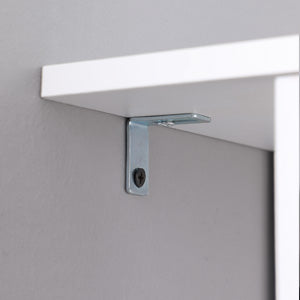 English Elm Vertical 7-Tier Shoe Rack with Hooks — Space-Saving White Organizer for Entryway, Closet, Garage W3151P345978