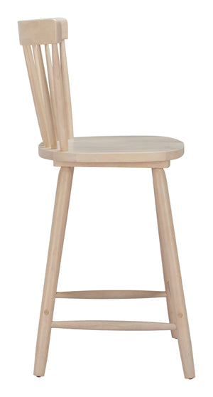 Zuo Modern Tyce Counter Stool Set Of 2 – Modern Rubberwood Design For Stylish Hospitality Spaces And Homes Natural Rubberwood 110527-zuo-modern