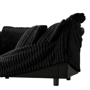 English Elm Koala Corduroy Sectional Sofa Deep Seat High Back Rsf Module for Modern Living Rooms W3041P272945