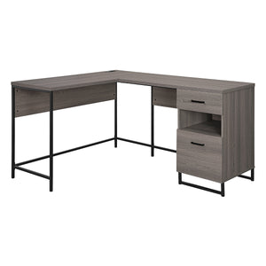 OSP Home Furnishings Hagney Lane L-Shape Desk Farm Oak