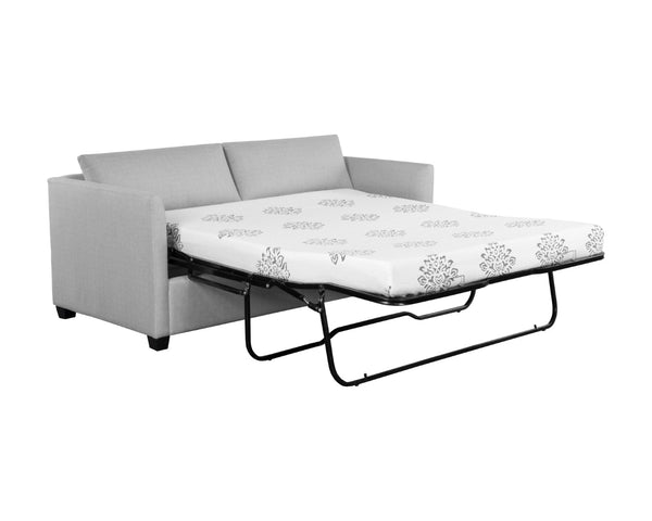 Sunpan NICO Sofa Bed - Modern Charcoal Memory Foam Design for Stylish Comfort in Small Spaces & Guests 108329