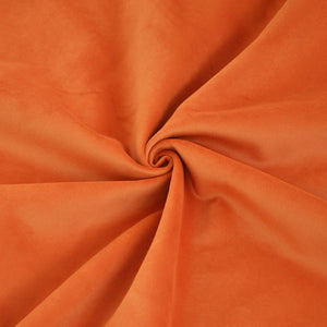 English Elm Sky Cloud Sectional Sofa with Cloud-Like Comfort, Modular L-Shaped Velvet Seating, Removable Covers, Storage Ottoman Orange B341S00020