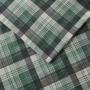 English Elm 4 Pcs Cozy Green Plaid Full Sheet Set – Soft 100% Cotton Flannel For Warmth & Everyday Comfort B035P319784