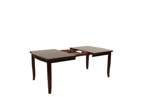 English Elm Modern Round 5pc Dining Set with Curved Legs and Lower Shelf — Seats Four, Stylish Durable Design Espresso 46 L x 64 W x 7 H B011S01789