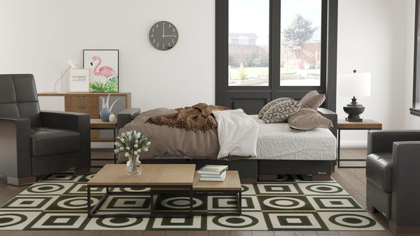 English Elm Primenest Nimbusflow Convertible Chaise Lounge With Storage – Stylish, Modern & Versatile Comfort B030P303536-GIGA