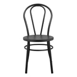 OSP Home Furnishings Odessa Metal Bistro Chair - Set of 2 Matte Black