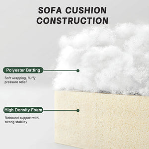 English Elm U Shape Modular 4-Seater Deep Seat Sofa With Storage Ottomans - Chic Chenille Comfort For Modern Homes W3041S00191-GIGA