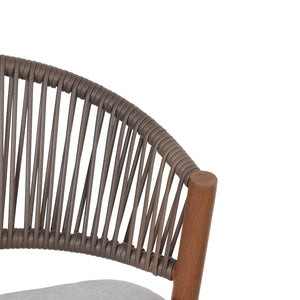 English Elm Christopher Knight Home® - Outdoor 26" Aluminum Frame Counter Stools Set Of 2 With Stylish Scallop Backrest & Cushions N772P245123T