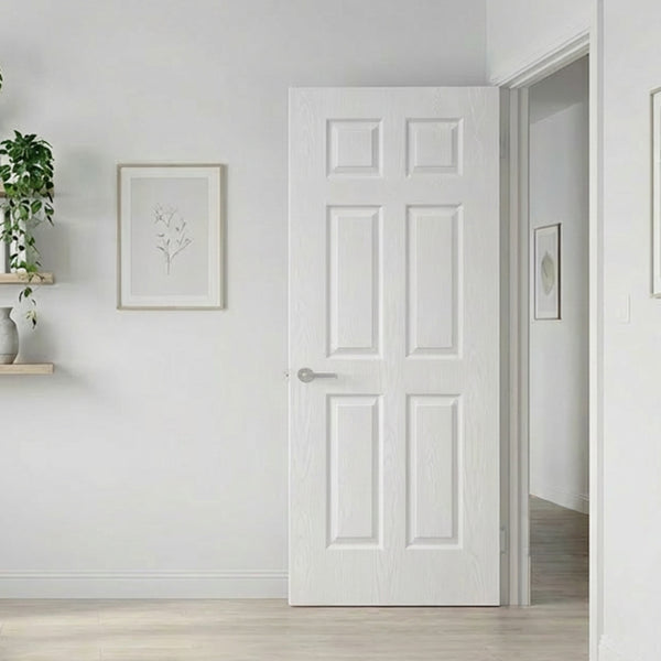 English Elm 30 in Matte Black Steel Sliding Barn Door Frosted Glass Privacy Panel with Hardware B2763P484468