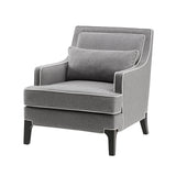 Madison Park Signature Collin Traditional Arm Chair MPS100-0108 Grey/Black