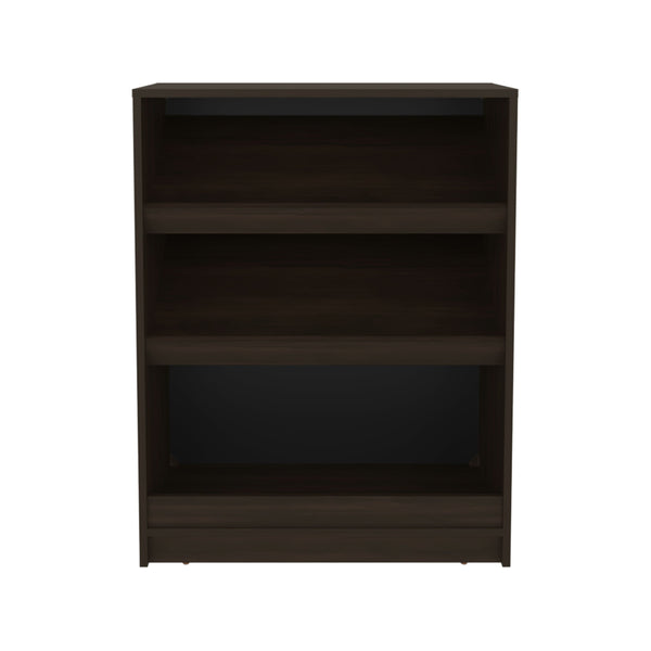 English Elm Wengue 3-Tier Shoe Rack with Open Storage Shelf — Sturdy Wood-Frame Organizer for Entryway & Décor (39.25"H) B062P323163