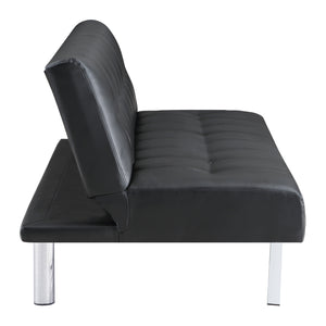 OSP Home Furnishings Sawyer Futon Black