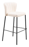 Linz Barstool - Set of 2 Cream 109782 Zuo Modern