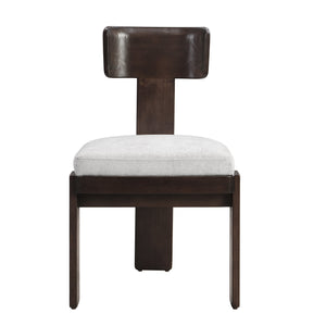 English Elm Christopher Knight Home® - Upholstered Modern Dining Chairs Set of 2 with Comfortable Fabric Seats, Solid Rubber Wood Legs, 330lb capacity and Timeless Design Gray N779P236964E