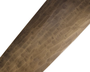 Sunpan Zanatta Stylish Barstool with Antique Brass Frame and Unique Hammered Metal Detailing for Any Space Charcoal Black Leather