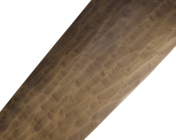 Sunpan Zanatta Stylish Barstool with Antique Brass Frame and Unique Hammered Metal Detailing for Any Space Charcoal Black Leather