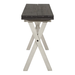OSP Home Furnishings Kristen Flip Top Table Charcoal