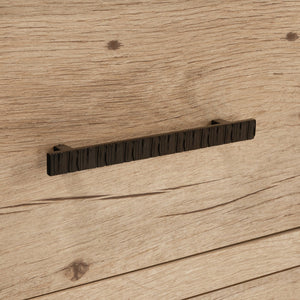 English Elm 4-Drawer Chest - Stylish Brown Organizer With Smooth-Gliding Drawers For Any Room Decor Needs B356P402723