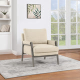 OSP Home Furnishings Amari Wood Frame Armchair Linen