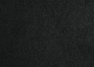 English Elm 1Pc Queen Panel Bed With High Headboard & Underbed Led Lighting – Luxe Black Boucle Upholstery Design B2741S00554