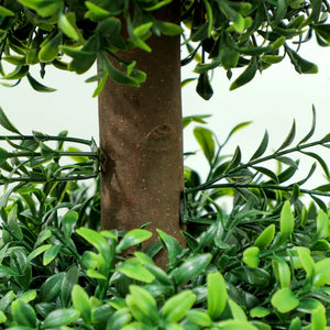 English Elm 2 Faux Boxwood Ball Topiary Trees Uv Resistant Pe Foliage Potted Indoor Outdoor T3971P409970