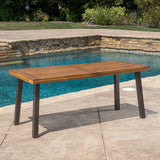 Christopher Knight Home® - Noble House - Della Teak Finish Acacia Wood Dining Table