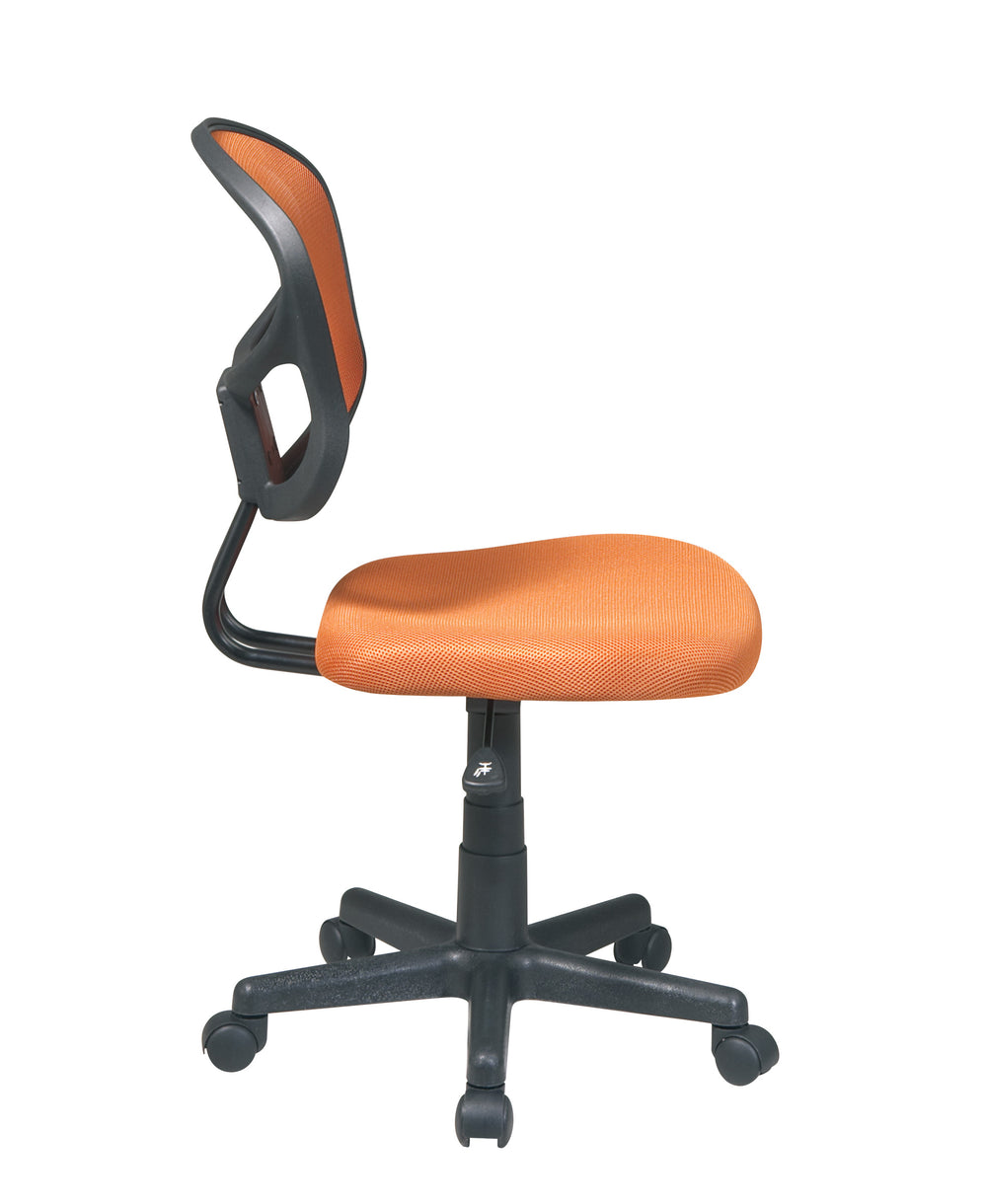 OSP Home Furnishings Mesh Task chair Orange