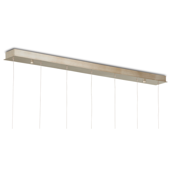 Piero White Rectangular Multi-Drop Pendant: Elegant Iron Shades for Stunning Ambient Lighting
