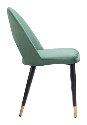 Menlo Dining Chair - Set of 2 Green 109875 Zuo Modern