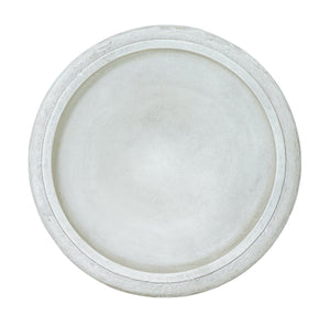 English Elm Polyresin Pedestal Birdbath with Faux Stone Finish for Garden Patio Outdoor Use N772P450050W