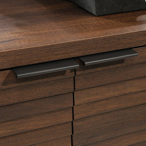 English Elm Library Base - Versatile Brown Finish With Hidden Storage & Adjustable Shelf For Organized Spaces B356P402666