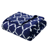 Madison Park Ogee Casual Oversized Throw MP50-1731 Navy