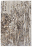 Feizy Rugs Prk3705f Parker Abstract Distressed Rug - Contemporary Viscose And Polyester Design For Modern Interiors Tan,Ivory,Brown Viscose,Polyester Prk3705fivygryc02