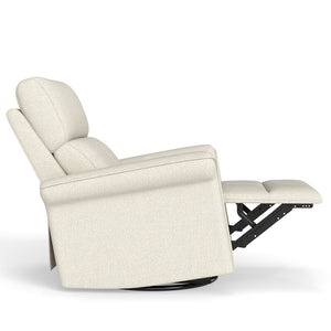 English Elm Power Power Swivel Rocker Recliner Chair with Wide Armrests, Dual USB Charging Ports, Compact Comfort Gray W1028S00054