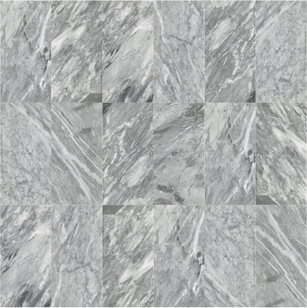 English Elm 12*24 Carrara Gray Polished Marble Tiles - Elevate Your Space With Timeless Elegance & Durability W1696104353