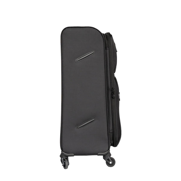 English Elm Softside Spinner Luggage Set Three Piece Expandable Lightweight Travel Suitcases with Tsa Lock W2710P184871
