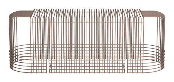 Zuo Modern Pitch Coffee Table Set - Modern Industrial Design, Durable Steel Frame, Versatile 3-piece Ensemble Bronze Steel 110323-zuo-modern